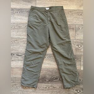 Royal Robbins Brown Lined Hiking Outdoor Pants  SZ 16 EUC